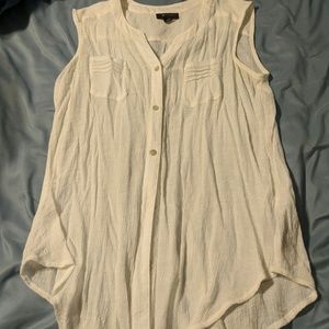 Button up tank top